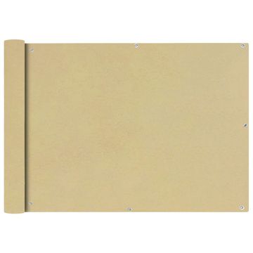Vidaxl Balkonsko Platno Oksford Tekstil 75x600 cm Bež