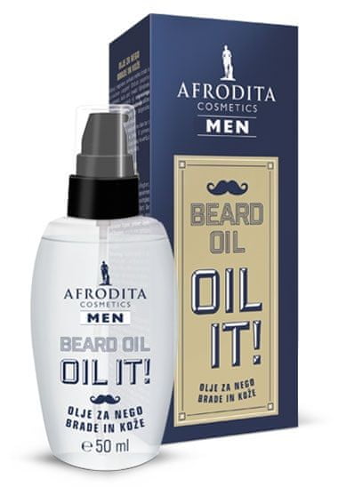Kozmetika Afrodita Men Beard olje za nego brade, 50 ml