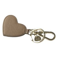Balmuir Obesek za ključe v obliki srca, svetlo rjave barve