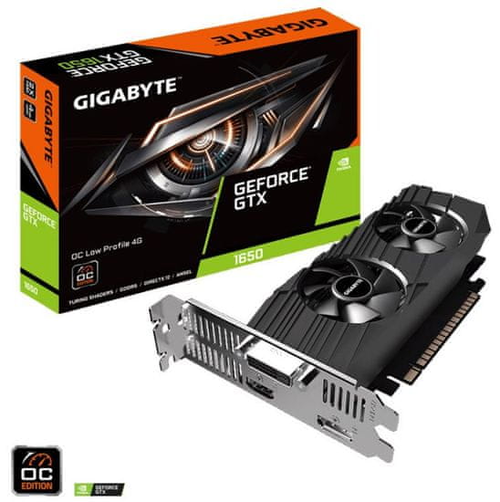 Gigabyte Low Profile OC GeForce GTX 1650, 4 GB GDDR5 grafična kartica