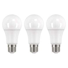 Emos LED Classic žarnica, A60, 13,2 W, E27, toplo bela, 3 kosi