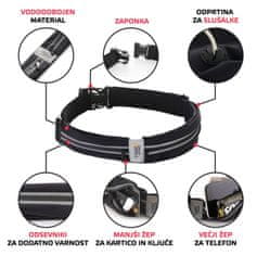 Sport2People Classic tekaška torbica, črna