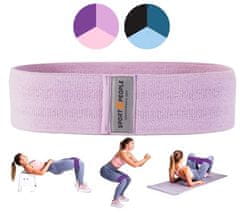 Sport2People set tekstilnih elastik za vadbo, vijolični
