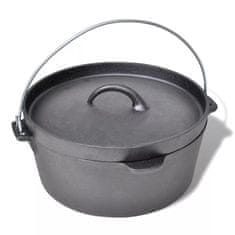 Greatstore Litoželezni lonec Dutch Oven 4,2 L z dodatki