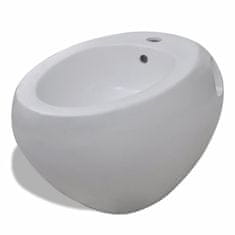 Vidaxl Stenski / Viseči Bide Bela Keramika