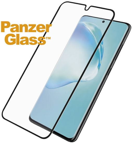 PanzerGlass Biometric zaščitno steklo za Samsung Galaxy S20, kaljeno, črno