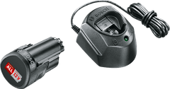 Bosch 12 V začetni komplet 12V 1,5 Ah + polnilnik GAL 1210 CV (1600A01L3D)