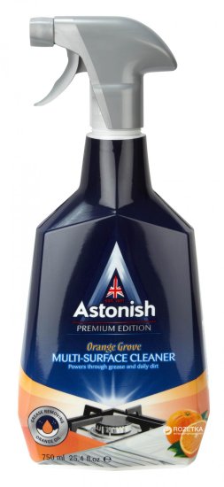 Astonish večnamensko čistilo, z vonjem pomaranče, 750 ml - Odprta embalaža