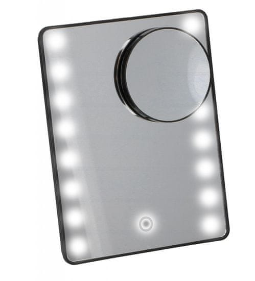 TimeLife kozmetično ogledalo za ličenje, 16 LED, temno