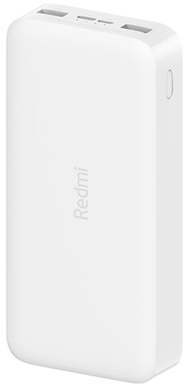 Xiaomi Redmi Power Bank prenosna baterija, 20000 mAh, bela