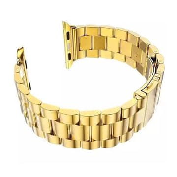 BStrap Stainless Steel Boston pašček za Apple Watch 42/44/45mm, Gold
