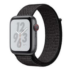 BStrap Nylon pašček za Apple Watch 38/40/41mm, Black