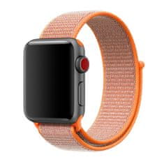 BStrap Nylon pašček za Apple Watch 42/44/45mm, Orange