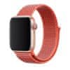 Nylon pašček za Apple Watch 42/44/45mm, Coral Pink
