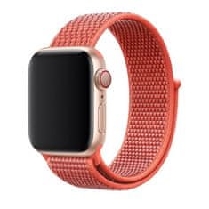 BStrap Nylon pašček za Apple Watch 42/44/45mm, Coral Pink
