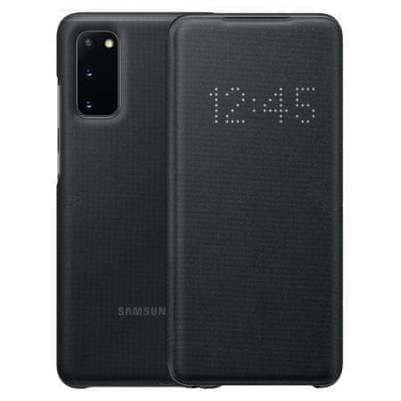 Samsung LED View preklopna torbica za Samsung Galaxy S20, črna (EF-NG980PBE)