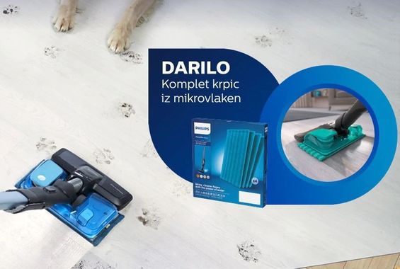 Philips: BREZPLAČEN komplet krpic iz mikrovlaken 