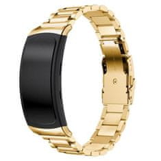 BStrap Stainless Steel pašček za Samsung Gear Fit 2, gold