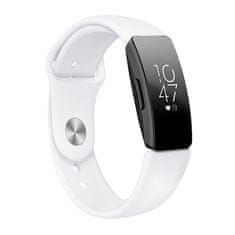 BStrap Silicone (Large) pašček za Fitbit Inspire, white