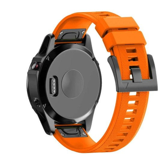 BStrap Silicone Acton pašček za Garmin Fenix 5s / 5s Plus, orange