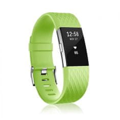 BStrap Silicone Diamond (Large) pašček za Fitbit Charge 2, fruit green