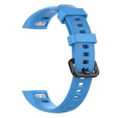 BStrap Silicone Line pašček za Honor Band 4, light blue
