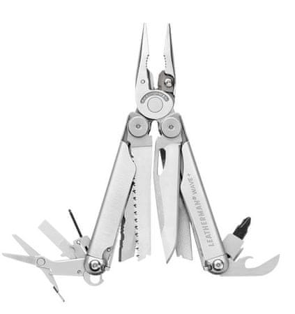 Leatherman Wave+ večnamensko orodje/klešče, srebrne