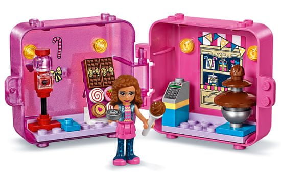 LEGO Friends 41407 Igralna škatla: Olivia in slaščice.