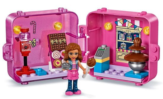 LEGO Friends 41407 Igralna škatla: Olivia in slaščice.