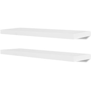 Vidaxl Stenske police 4 kosi 80 cm bele barve