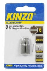 Kinzo Komplet bitov 6 mm - 2 kosa, 25 mm - magnet