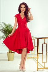 Numoco Obleka z izrezom Patricia rdeča S