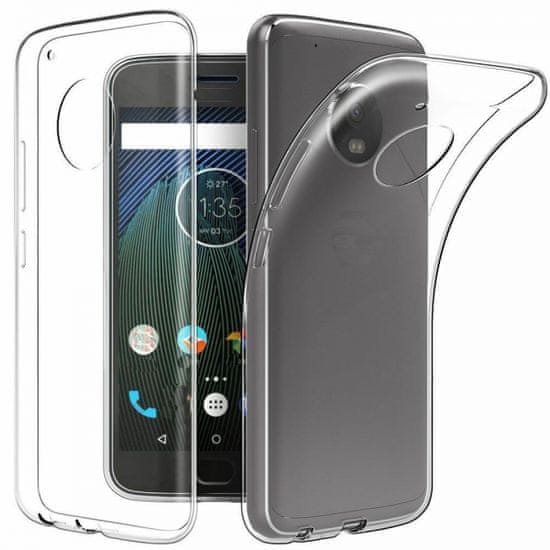 Ovitek za Motorola G5s, ultra tanek, silikonski, prozoren