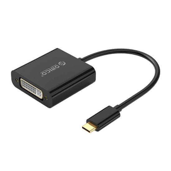 Orico XD-125 adapter USB-C v DVI, črn
