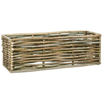 Vidaxl Visoka greda 120x40x40 cm iz lesa leske