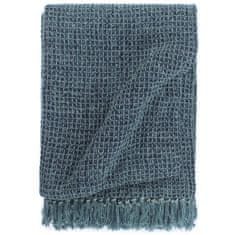 Vidaxl Odeja iz bombaža 160x210 cm indigo modra