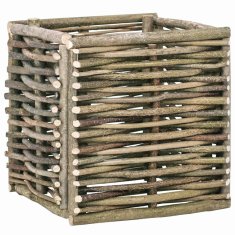 Vidaxl Visoka greda 40x40x40 cm iz lesa leske