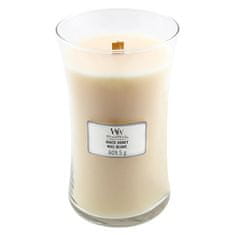 Woodwick Ovalna vaza za sveče , Beli med, 609,5 g