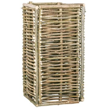 Vidaxl Visoka greda 40x40x80 cm iz lesa leske