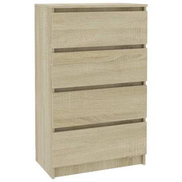 Vidaxl Komoda sonoma hrast 60x35x98,5 cm konstruiran les