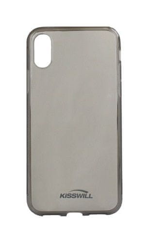 Kisswill ovitek za Sony Xperia 5, silikonski, prozorno črn
