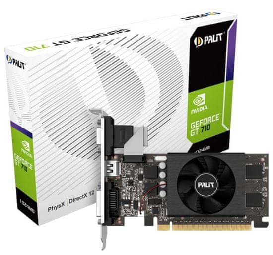 PALiT GeForce GT 710, 1 GB GDDR5 grafična kartica (NE5T7100HD06-2081F-1)