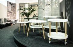 Mørtens Furniture Kavna mizica Duke, 60 cm, bela