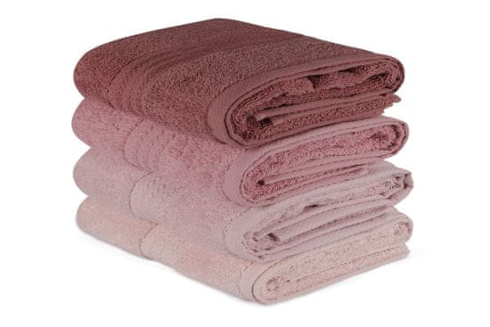 Hand komplet brisač, roza, 4 kosi