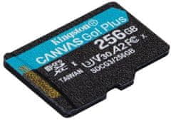 Canvas Go! Plus microSD 256 GB spominska kartica + microSD adapter