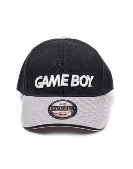 Difuzed Nintendo: Black/Grey Gameboy Logo Curved Bill kapa s šiltom