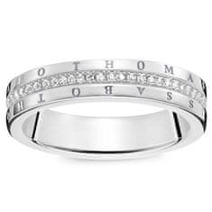 Thomas Sabo Prstan "Classic white" , D_TR0026-725-14-52, Sterling Silver, 925 Sterling srebro, bel diamant