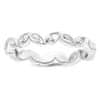 Prstan "Pisma" , D_TR0024-725-21-52, Sterling Silver, 925 Sterling srebro, bel diamant