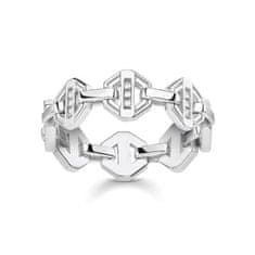 Thomas Sabo "Vintage" prstan, D_TR0037-725-14-54, Sterling Silver, 925 Sterling srebro, bel diamant
