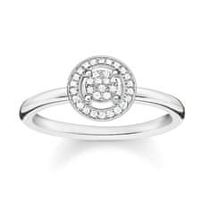 Thomas Sabo Prstan "Luč lune" , D_TR0008-725-14-52, Sterling Silver, 925 Sterling srebro, bel diamant